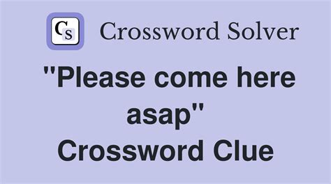asap crossword clue|Iba pa.